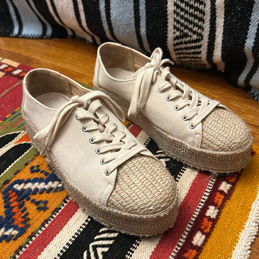 Schultz espadrille sneakers 7.5B - Picture 1 of 5